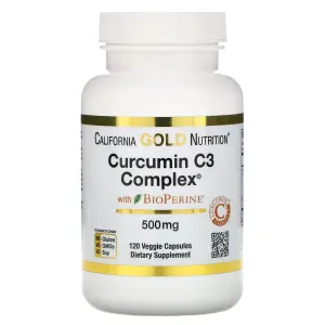 California Gold Nutrition Turmeric Curcumin Phytosome Meriva®, 500 mg, Veggie Capsules