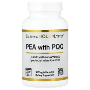 California Gold Nutrition PEA (Palmitoylethanolamide), Veggie Capsules