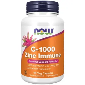 Now C-1000 Zinc Immune – Vitamin C 1000 mg + Zinc 15 mg