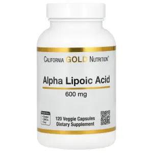 California Gold Nutrition Alpha Lipoic Acid, 600 mg, Veggie Capsules