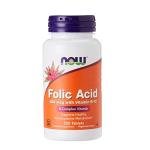 NOW Foods Folic Acid 800 mcg with Vitamin B-12