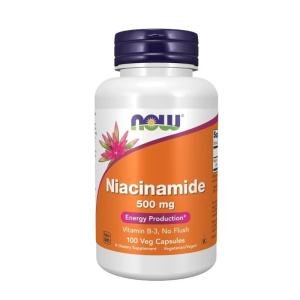 NOW Niacinamide 500 mg (Vitamin B-3, No Flush)