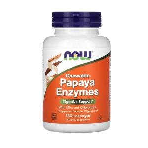 NOW Foods Chewable Papaya Enzymes