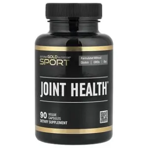 California Gold Nutrition Sport, Joint Health with MSM, Glucosamine HCL, Chondroitin Sulfate, Turmeric and Boswellia, Veggie Capsules