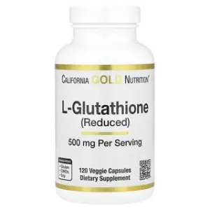 California Gold Nutrition L-Glutathione (Reduced), 500 mg, Veggie Capsules