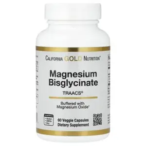 California Gold Nutrition Magnesium Bisglycinate Chelate, Albion TRAACS®, Veggie Capsules