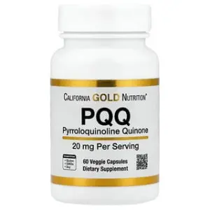 California Gold Nutrition PQQ, 20 mg, Veggie Capsules