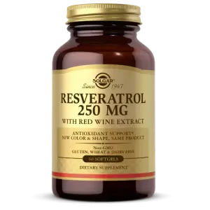 Solgar Resveratrol 250 mg with Red Wine Extract Softgels