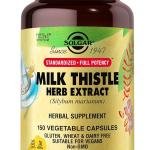 Solgar SFP Milk Thistle Herb Extract Vegetable Capsules