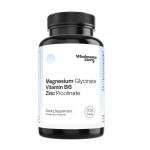 Wholesome Story Magnesium Glycinate with Vitamin B6 & Zinc Picolinate